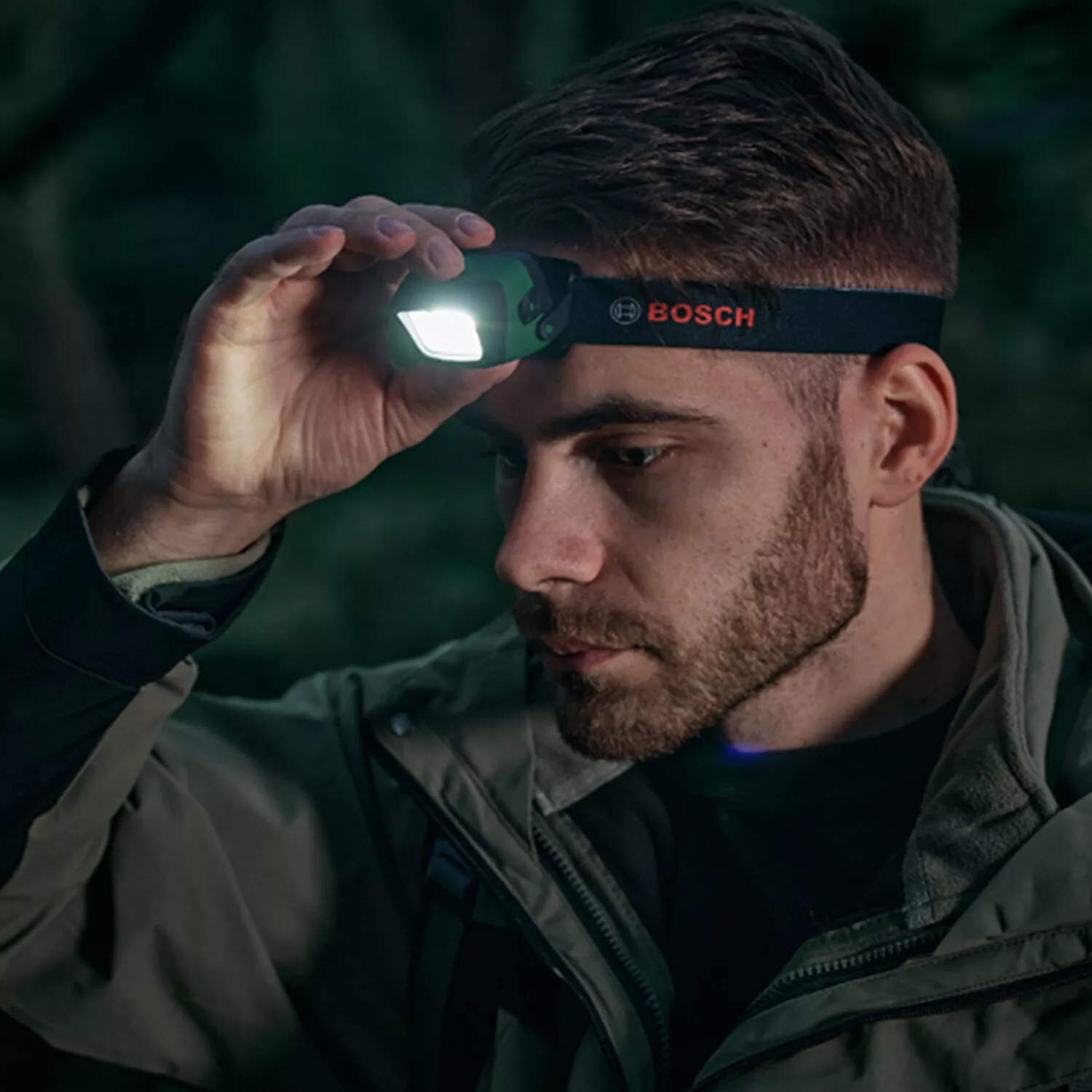 BOSCH ไฟฉายคาดศีรษะ 190 ลูเมน รุ่น 1600A0307X