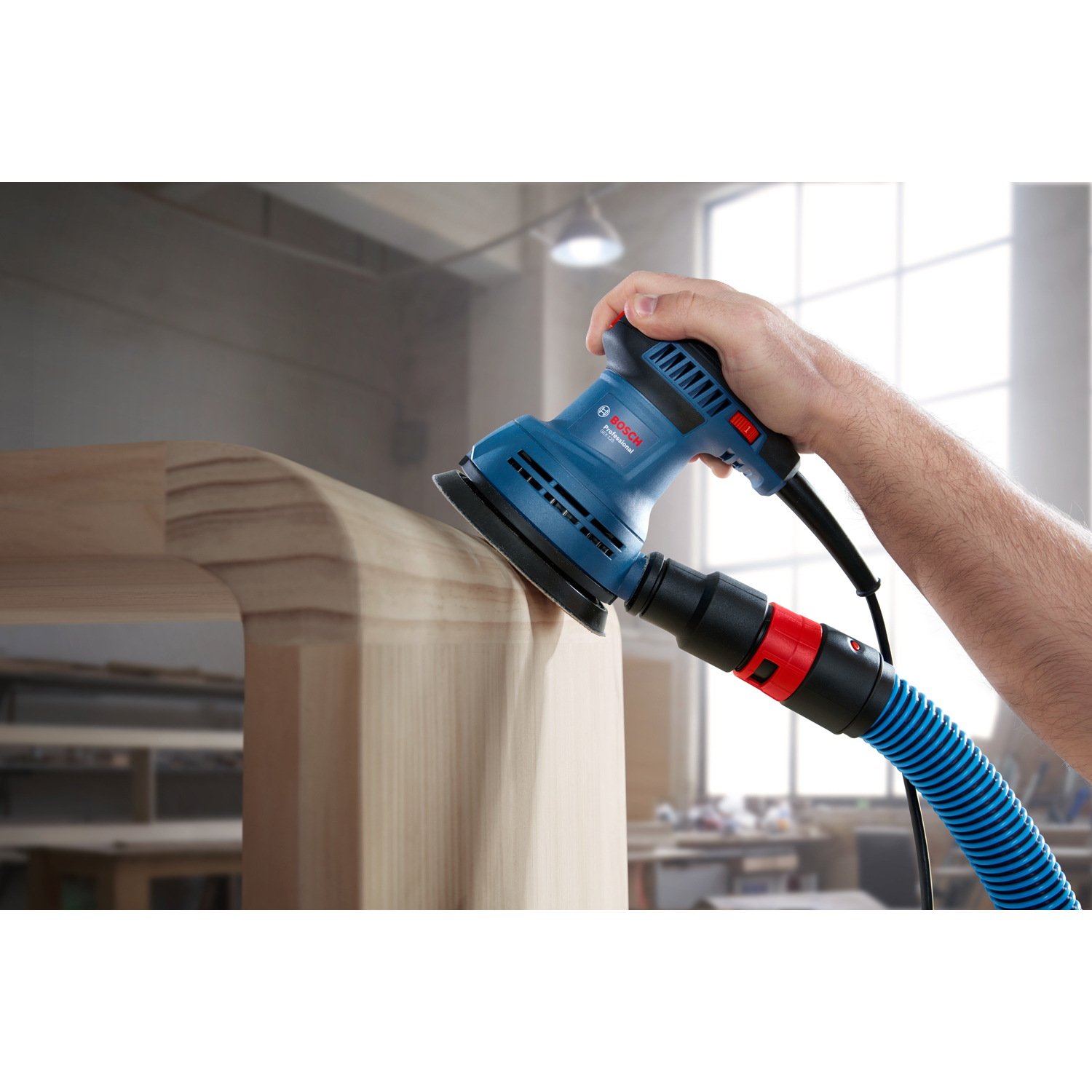 BOSCH เครื่องขัดกระดาษทราย ระบบลูกเบี้ยว 5 นิ้ว 280W รุ่น GEX 125