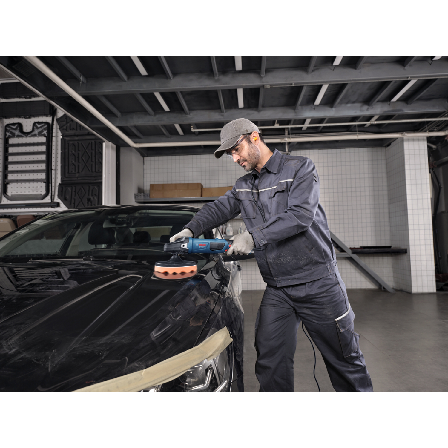 BOSCH เครื่องขัดสี 7นิ้ว กำลัง 1100W รุ่น GPO11-180S