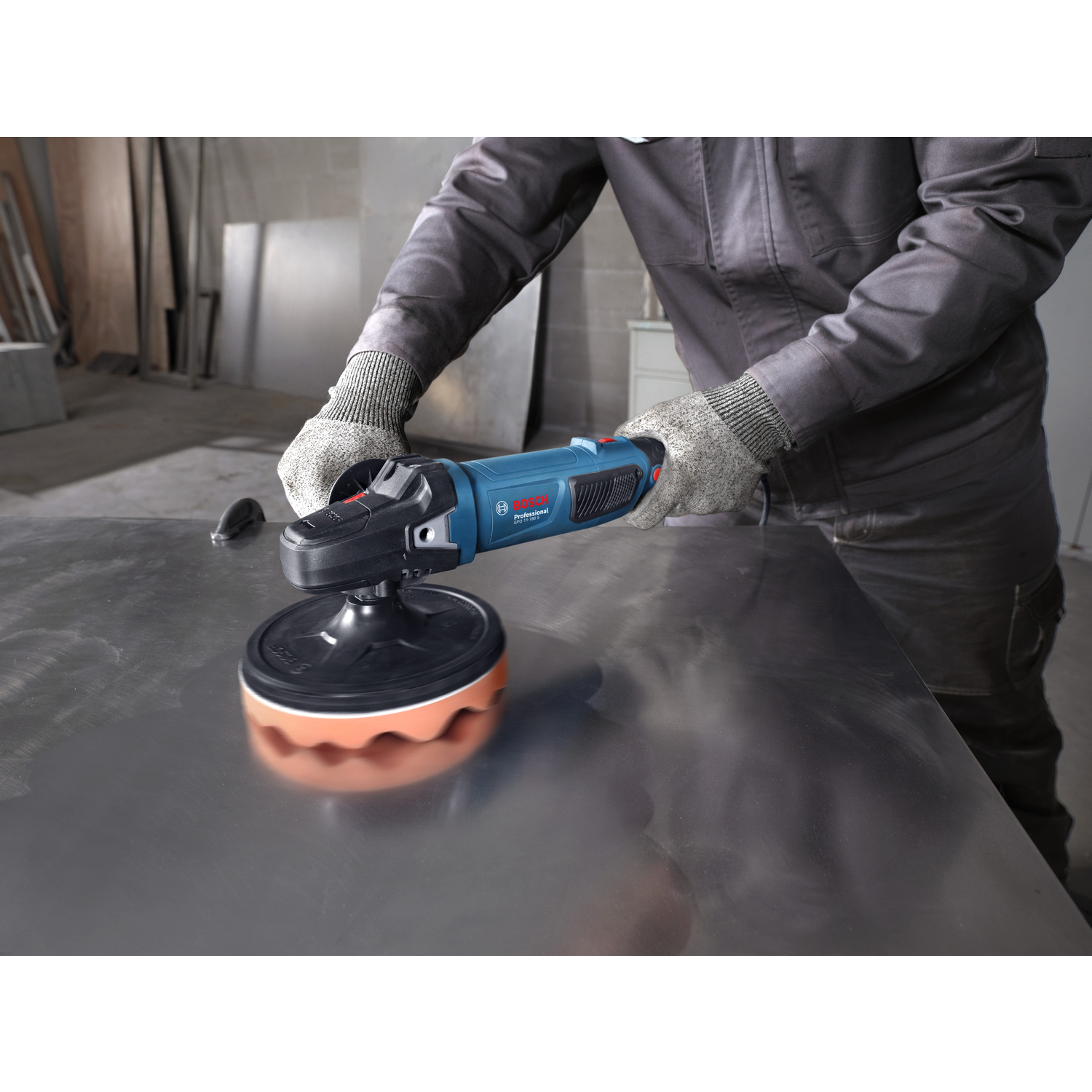 BOSCH เครื่องขัดสี 7นิ้ว กำลัง 1100W รุ่น GPO11-180S