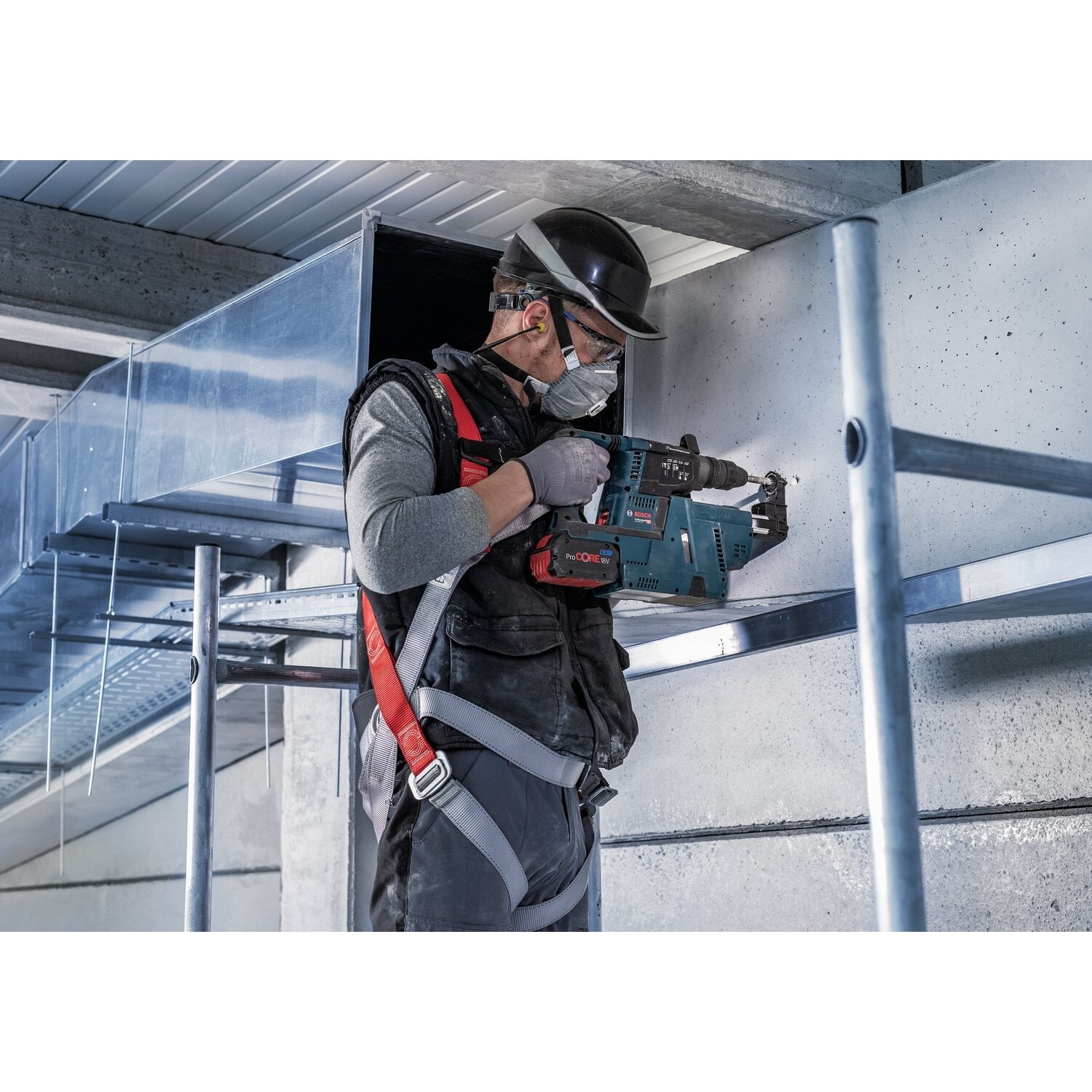 BOSCH ดอกสว่านโรตารี่ SDS Plus-Pro 5X ขนาด 10x160mm.