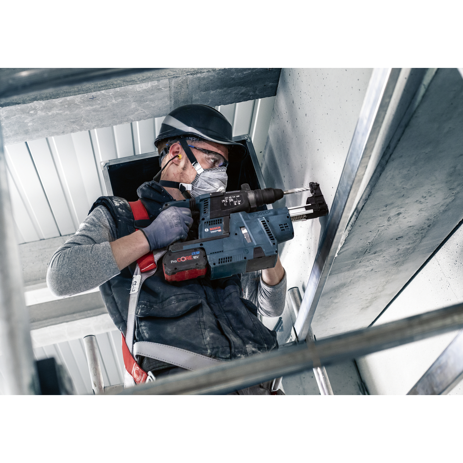 BOSCH ดอกสว่านโรตารี่ SDS Plus-Pro 5X ขนาด 12x160mm.