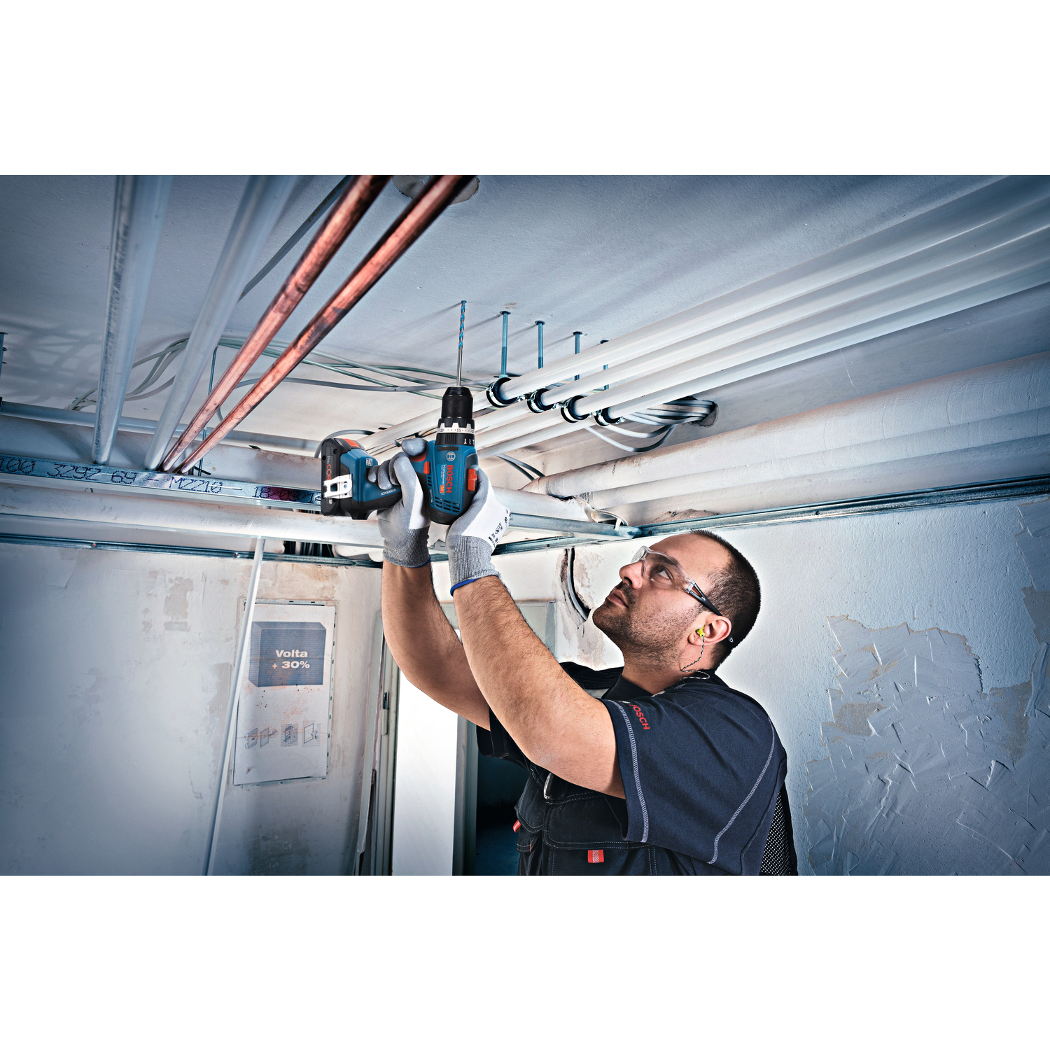 BOSCH สว่านกระแทกไร้สาย 18V Brushless รุ่น GSB18V-65 (เฉพาะเครื่อง)