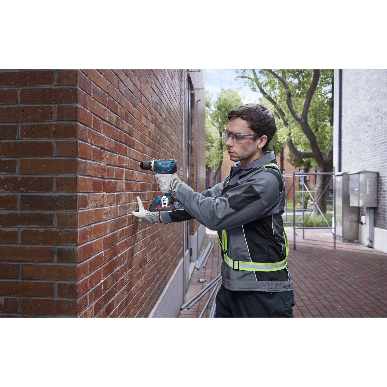 BOSCH สว่านกระแทกไร้สาย 18V Brushless รุ่น GSB18V-65 (เฉพาะเครื่อง)