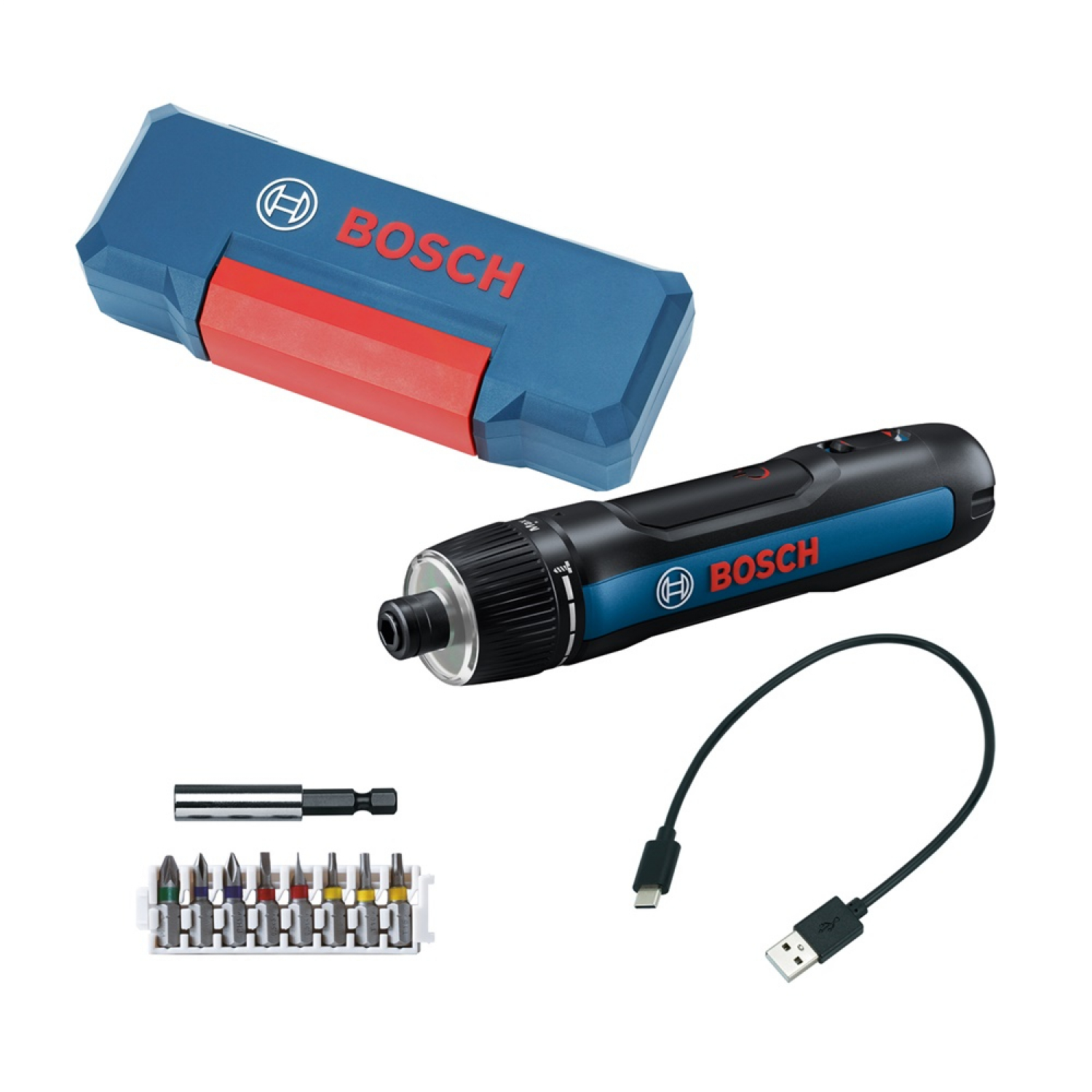 BOSCH ไขควงไฟฟ้าไร้สาย รุ่น GO 3 kit สีน้ำเงิน