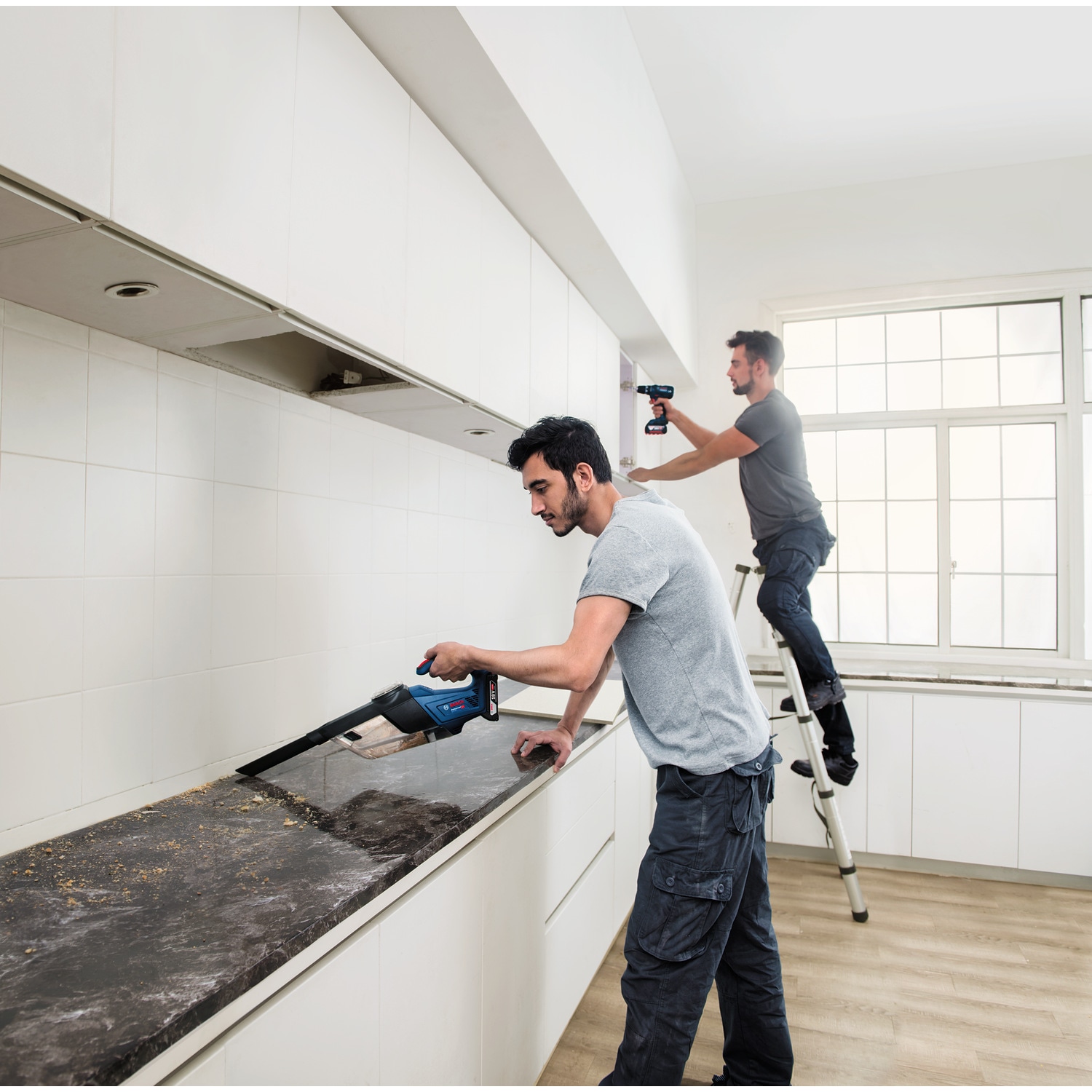 BOSCH ชุดเครื่องดูดฝุ่นไร้สาย 18V รุ่น GAS18V-1(เฉพาะเครื่อง)