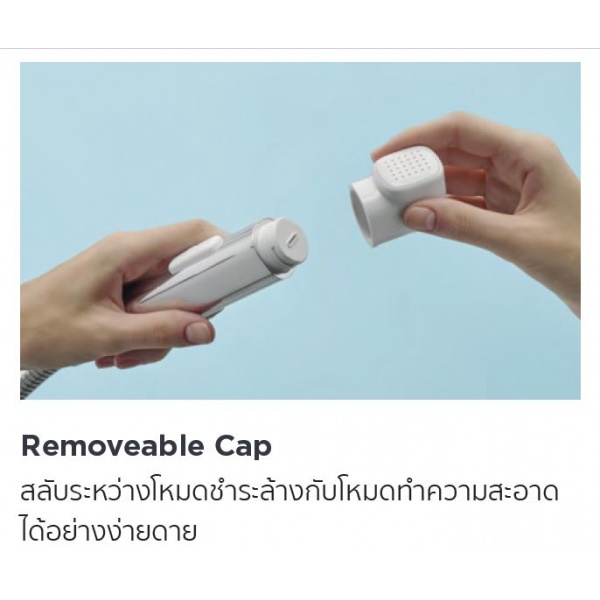 American Standard A-4800WT-WT ชุดสายฉีดชำระ แบบ 2 ฟังก์ชั่น สำหรับการชำระล้างและทำความสะอาดห้องน้ำ 