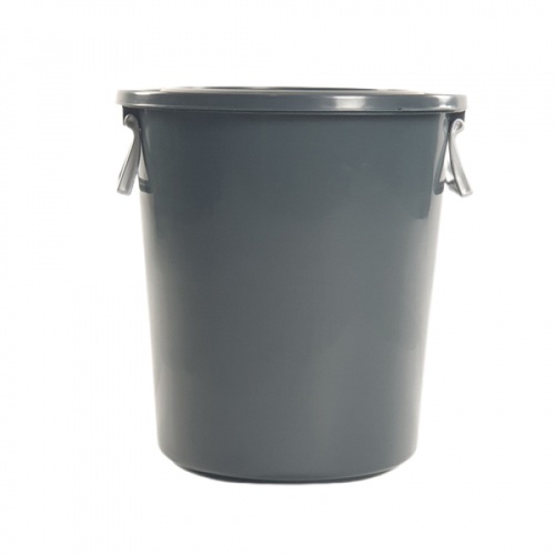 BIGONE ถังใส่น้ำพร้อมฝา 8 แกลลอน(30L) ขนาด 37x37x40 ซม.รุ่น207/1 สีเทา