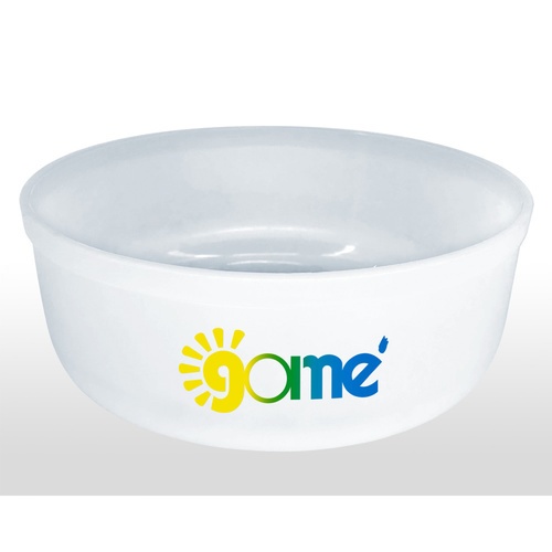 GOME ขันน้ำพลาสติก 20 ซม. ขนาด 20x20x7.5 ซม. สีขาว