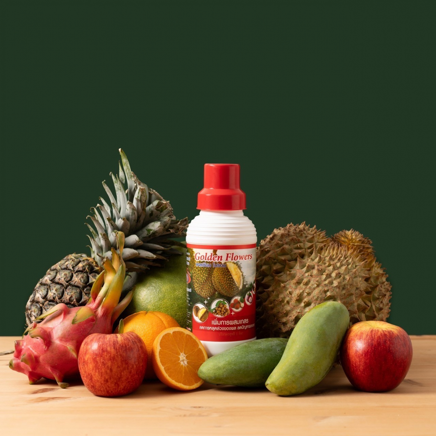 GOLDEN FLOWERS แคลเซียมโบรอน เพิ่มผสมเกสร 1 ลิตร