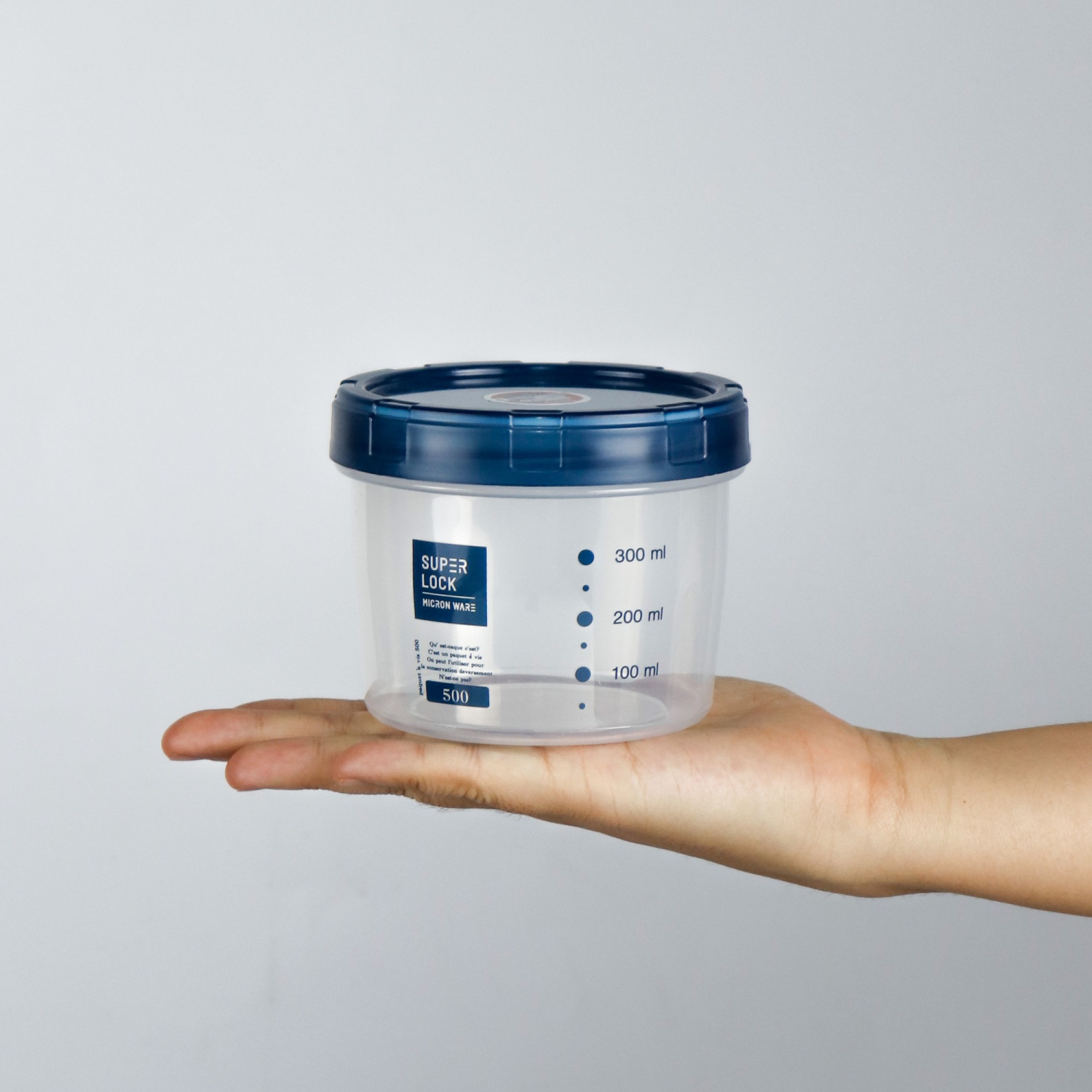 MICRONWARE ขวดโหล 500 ml.พร้อมช้อน #9631