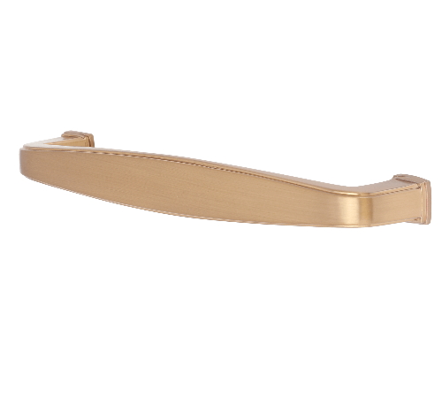 HAFELE มือจับเฟอร์นิเจอร์ซิงค์อัลลอยด์ 481.21.372 ขนาด 140x27 มม.  สีแชมเปญโกลด์