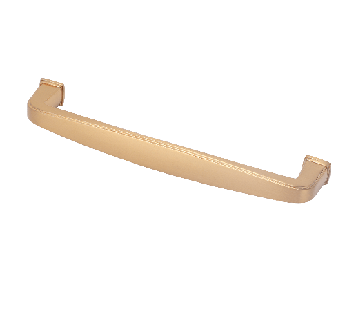 HAFELE มือจับเฟอร์นิเจอร์ซิงค์อัลลอยด์ 481.21.372 ขนาด 140x27 มม.  สีแชมเปญโกลด์