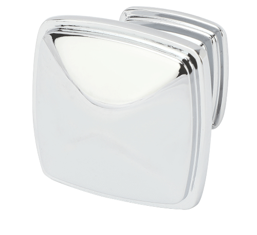 HAFELE ปุ่มจับเฟอร์นิเจอร์ซิงค์อัลลอยด์ 481.22.172 ขนาด 31x25.4 มม. สีโครมเงา