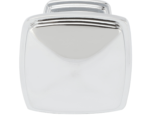 HAFELE ปุ่มจับเฟอร์นิเจอร์ซิงค์อัลลอยด์ 481.22.172 ขนาด 31x25.4 มม. สีโครมเงา