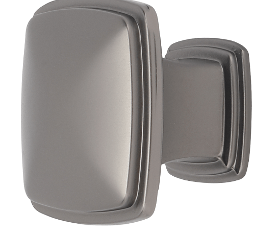 HAFELE ปุ่มจับเฟอร์นิเจอร์ซิงค์อัลลอยด์ 481.22.170 ขนาด 31x25.4 มม. สีเทาไข่มุก