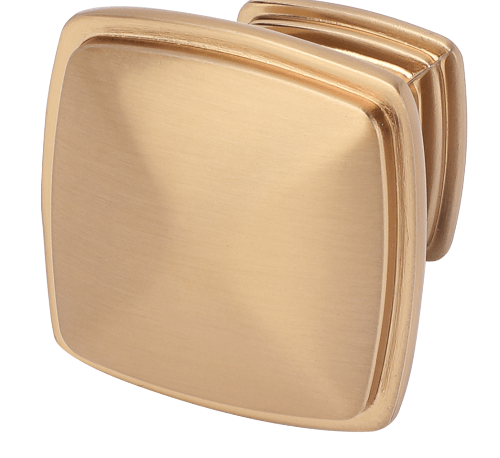 HAFELE ปุ่มจับเฟอร์นิเจอร์ซิงค์อัลลอยด์ 481.22.171 ขนาด 31x25.4 มม. สีแชมเปญโกลด์