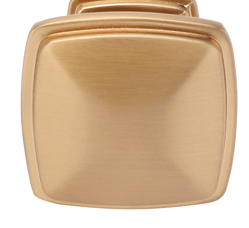 HAFELE ปุ่มจับเฟอร์นิเจอร์ซิงค์อัลลอยด์ 481.22.171 ขนาด 31x25.4 มม. สีแชมเปญโกลด์