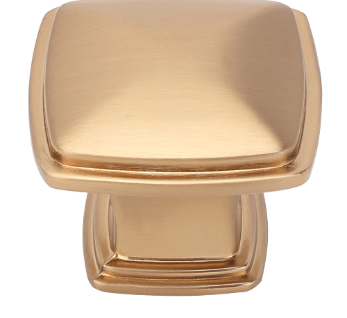 HAFELE ปุ่มจับเฟอร์นิเจอร์ซิงค์อัลลอยด์ 481.22.171 ขนาด 31x25.4 มม. สีแชมเปญโกลด์