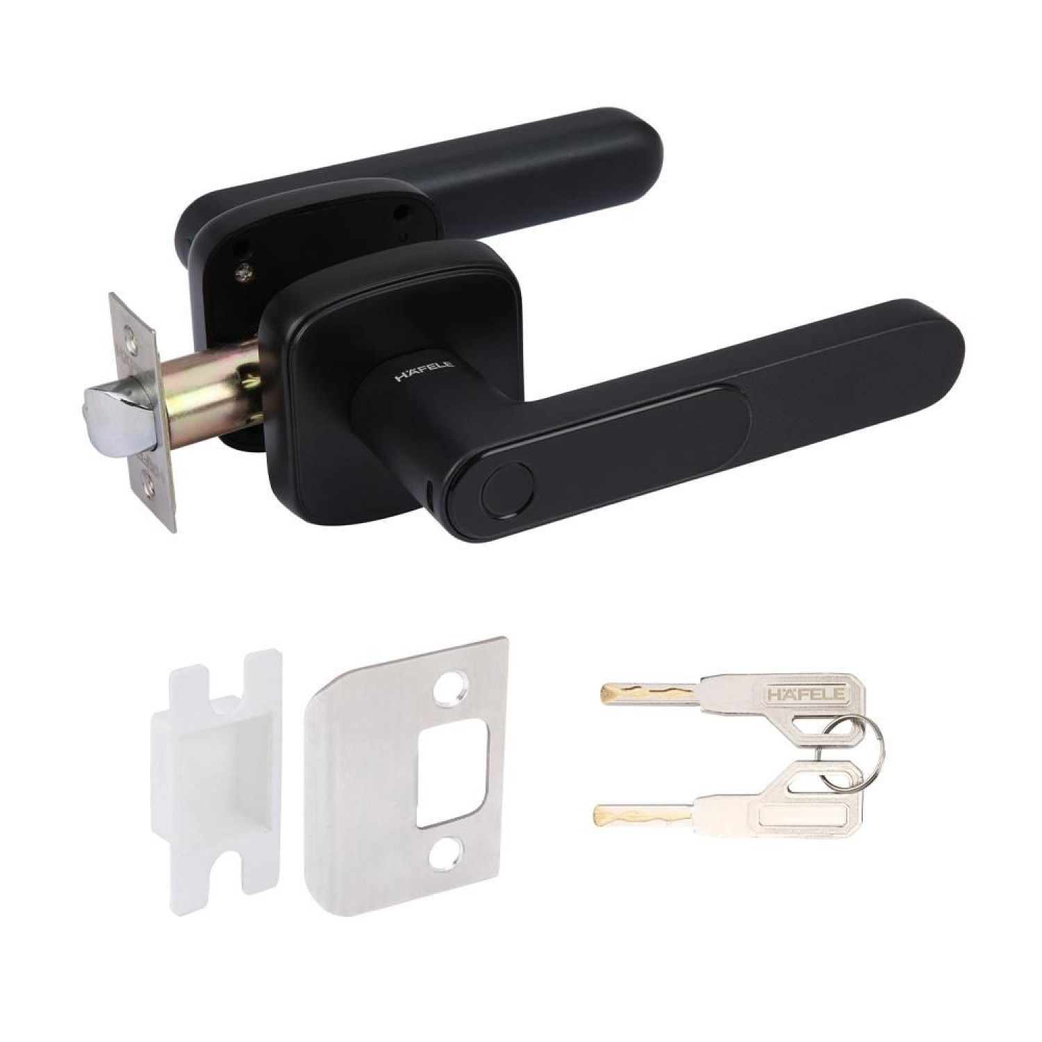 HAFELE ชุดล็อคประตูดิจิตอล DH2000 499.21.189 สีดำ
