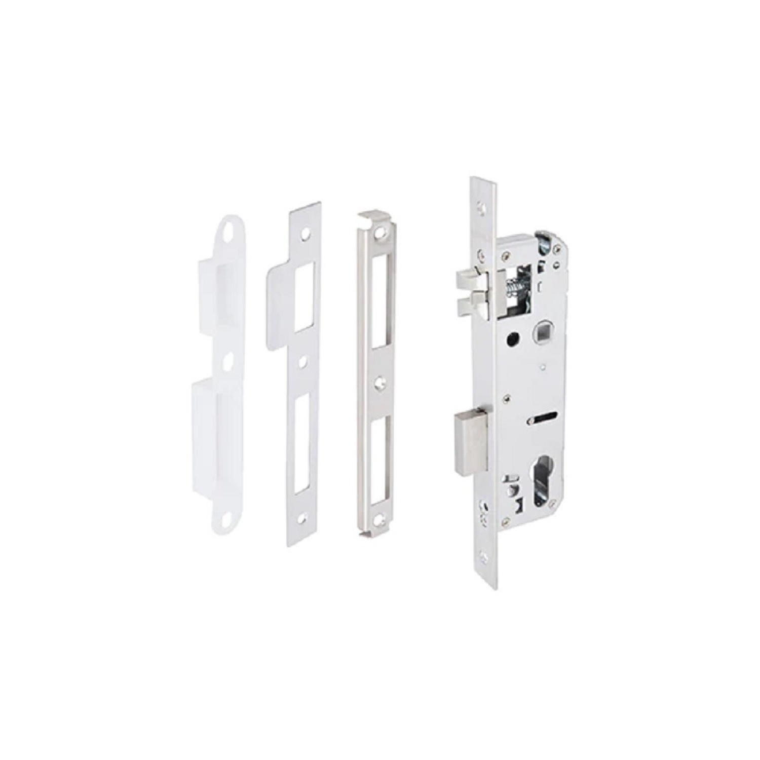 HAFELE ชุดล็อคประตูดิจิตอล DL6600 เฟรมแคบสำหรับประตูบานเปิด 499.21.196 สีดำ