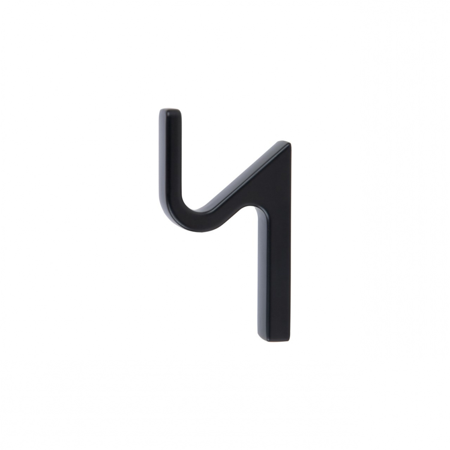 HAFELE ขอแขวนเฟอร์นิเจอร์ 488.03.108 11X42X77 มม. สีดำ