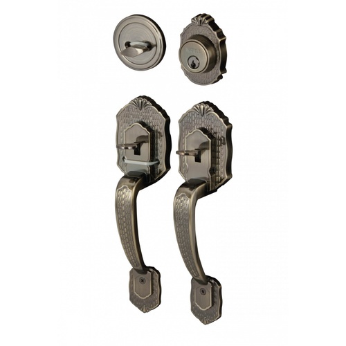 HAFELE มือจับประตูทางเข้า สีทองเหลืองรมดำ489.94.401