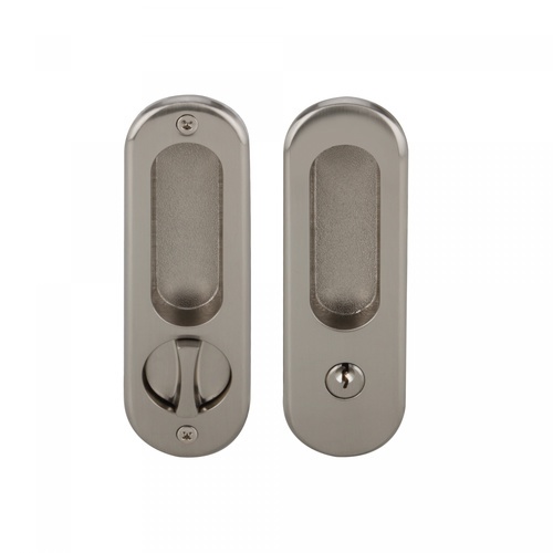 HAFELE มือจับบานเลื่อนทางเข้า นิ้กเกิ้ลด้าน 499.65.092