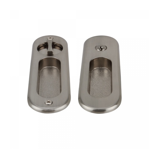 HAFELE มือจับบานเลื่อนทางเข้า นิ้กเกิ้ลด้าน 499.65.092