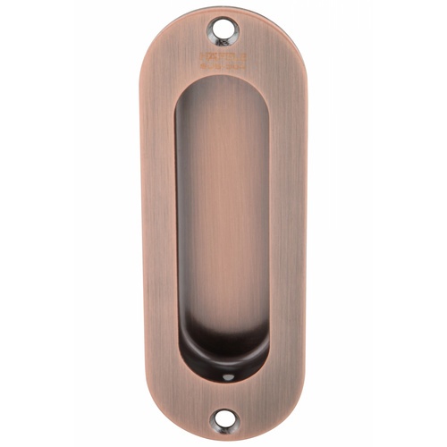 HAFELE มือจับฝังสแตนเลส 120x40มม. สีทองแดงรมดำ  489.72.103