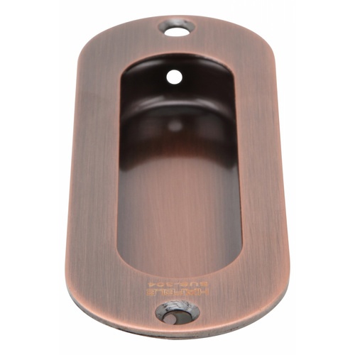 HAFELE มือจับฝังสแตนเลส 120x40มม. สีทองแดงรมดำ  489.72.103