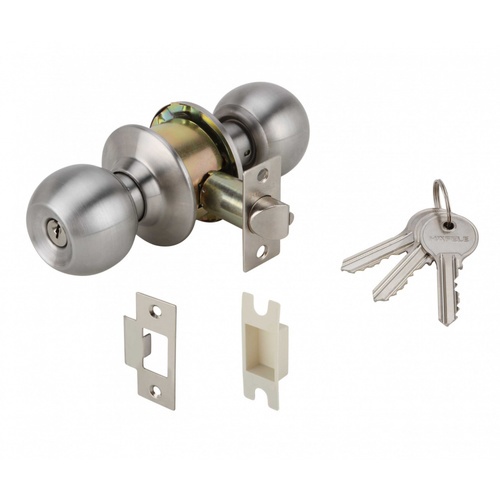 HAFELE ลูกบิดห้องทั่วไป สเตนเลส-304 รุ่น 489.93.110 สีสเตนเลส