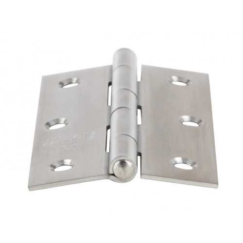 HAFELE บานพับสแตนเลส 304 แบบหัวหมุด (แพ็ค3) 489.20.077 3.5”x2”x1.5มม. สีสแตนเลสด้าน