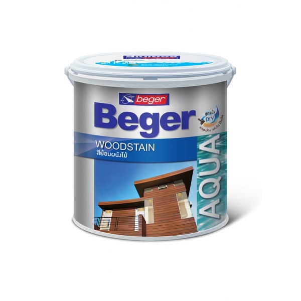Beger สีย้อมผนังไม้ สูตรน้ำ เบเยอร์ S-6904 ขนาด 1 กล. ไม้ประดู่