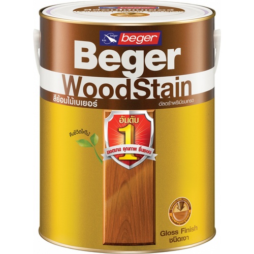 Beger สีย้อมไม้ วูดสเตน เงา G-1910  1กล. สีวอลนัท