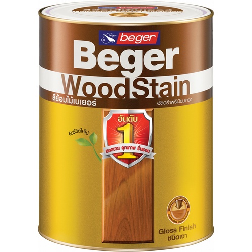 Beger สีย้อมไม้ วูดสเตน เงา G-1911  1กป. สีไม้โอ๊ค