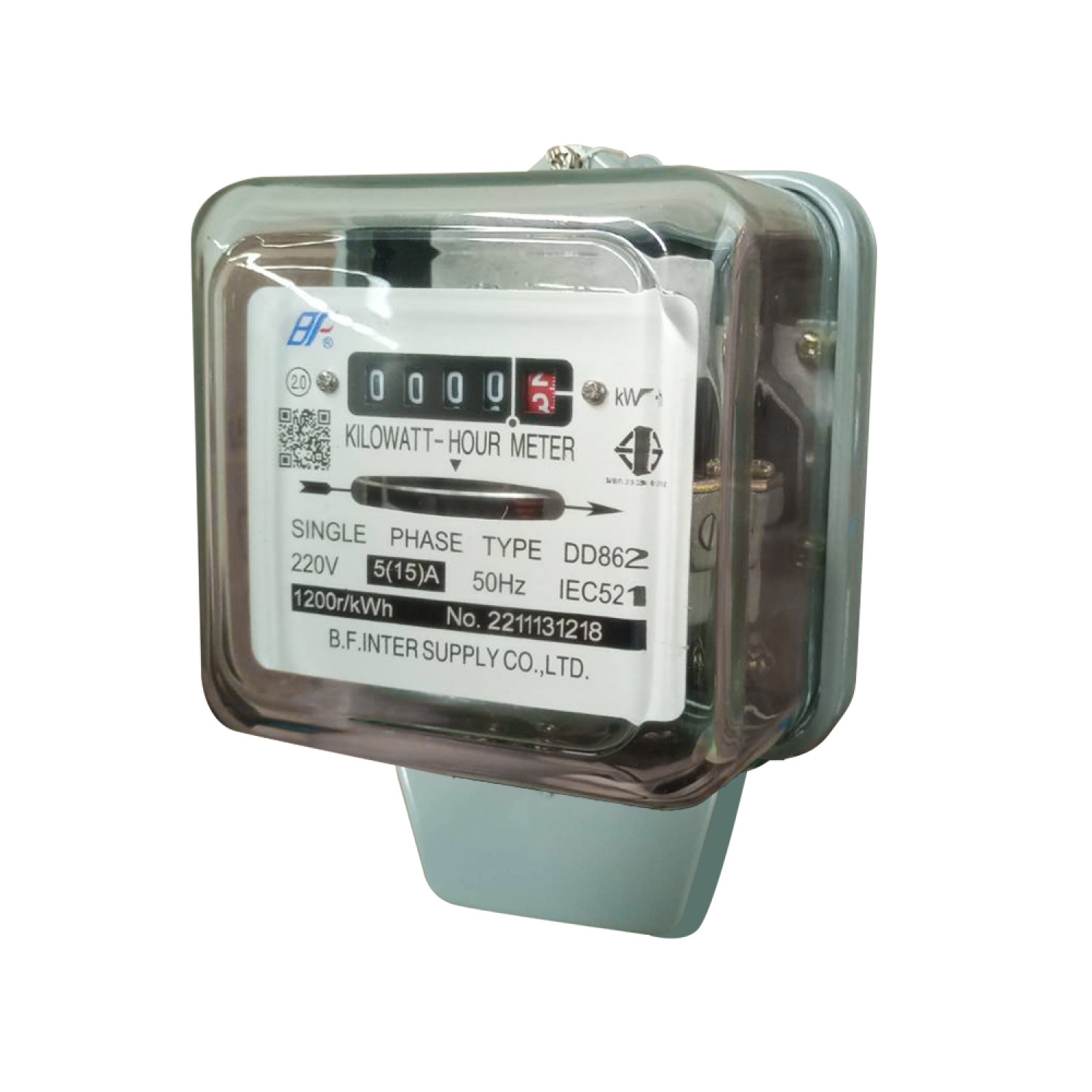 BF มิเตอร์ไฟฟ้า กิโลวัตต์ รุ่น DD862 5/15A