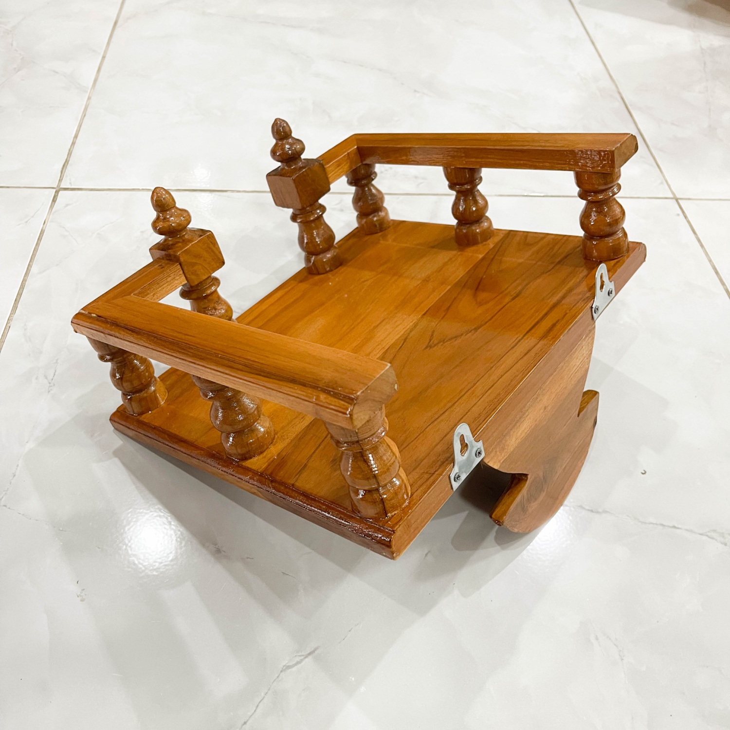 PST หิ้งพระ เหลี่ยม ขนาด 30 ซม. รุ่น Teak-M30