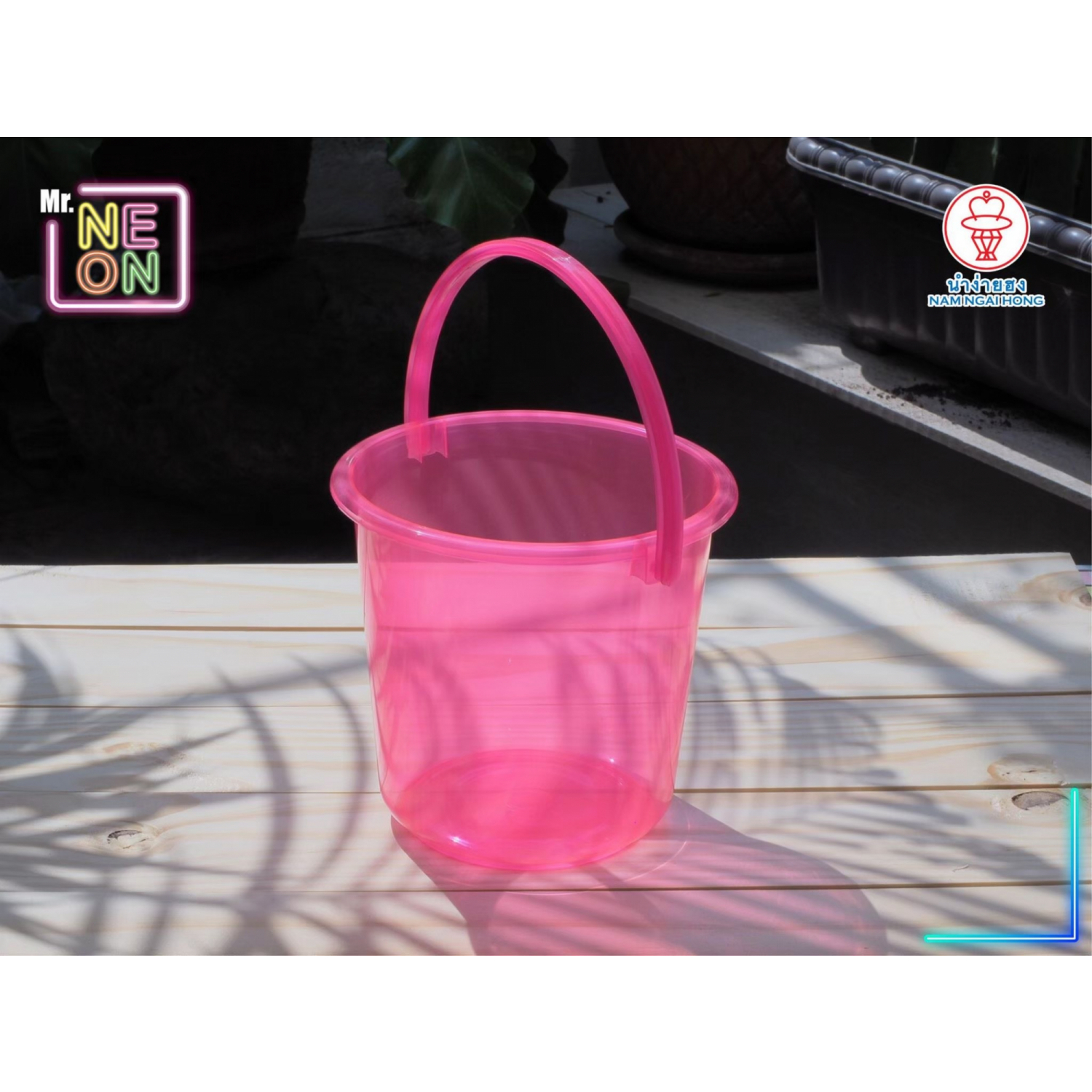 NAM NGAI HONG ถังน้ำ 1.5 ลิตร สี NEON 310 NE ชมพู
