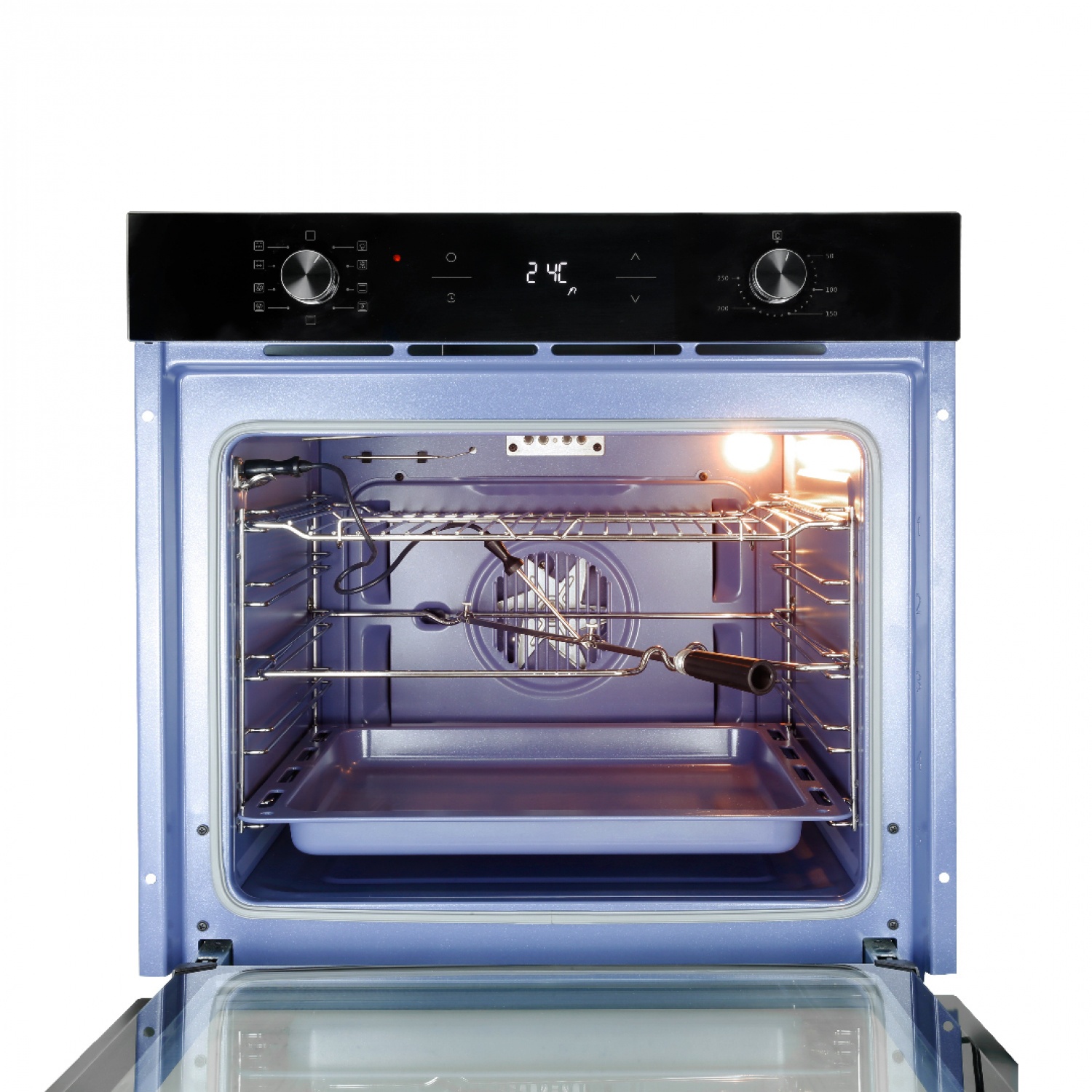 LUCKY FLAME เตาอบไฟฟ้า รุ่น EMV-975M ขนาด 60x60 ซม.สีดำ 