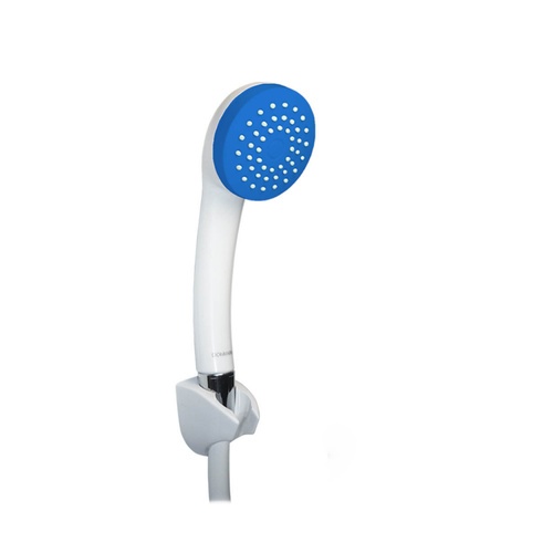 DONMARK ฝักบัวอาบน้ำสีฟ้า พร้อมสาย รุ่น CD-18(LB) ขนาด  สีขาว