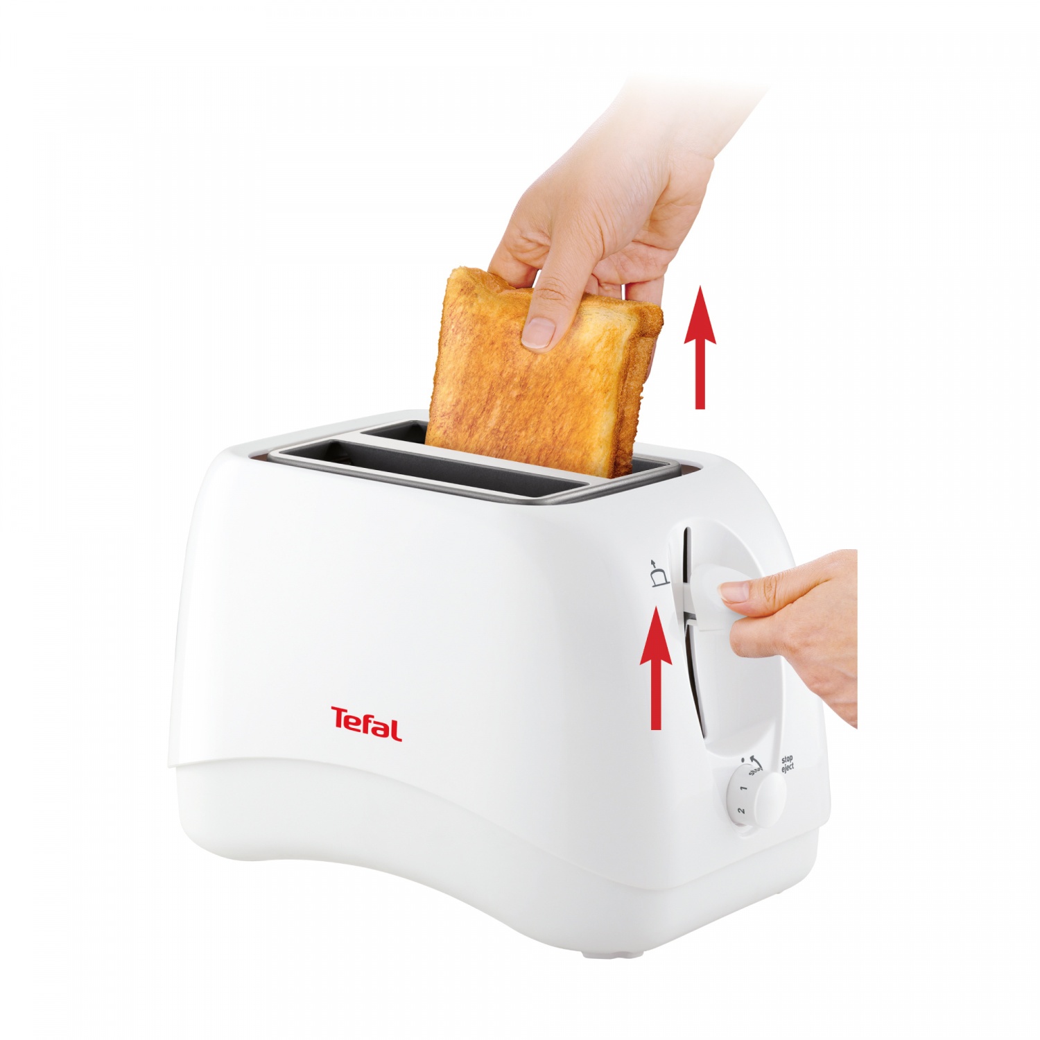 TEFAL เครื่องปิ้งขนมปัง TT1321 สีขาว