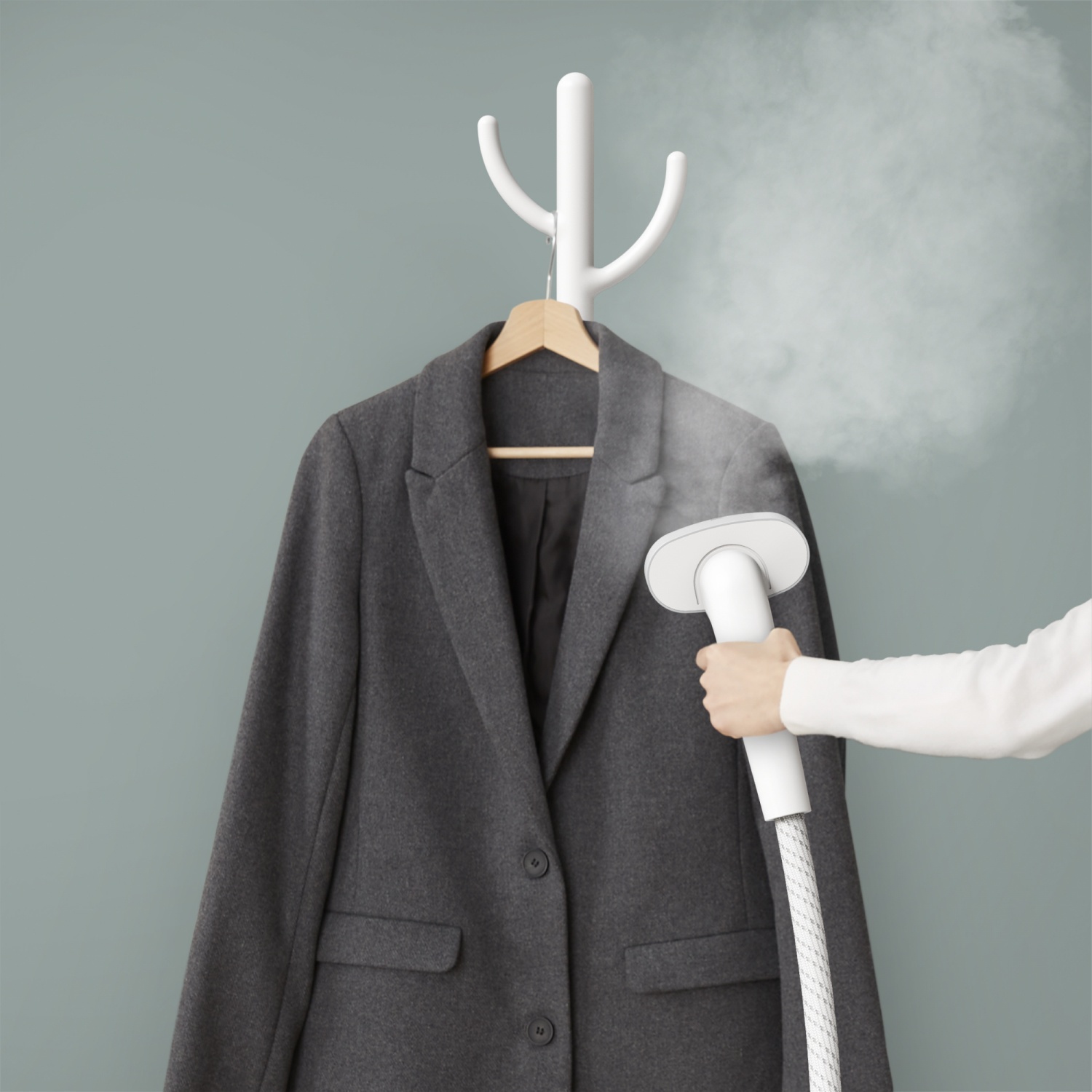 TEFAL เครื่องรีดถนอมผ้าไอน้ำ 2000 วัตต์ รุ่น IT3280T1 สีขาว