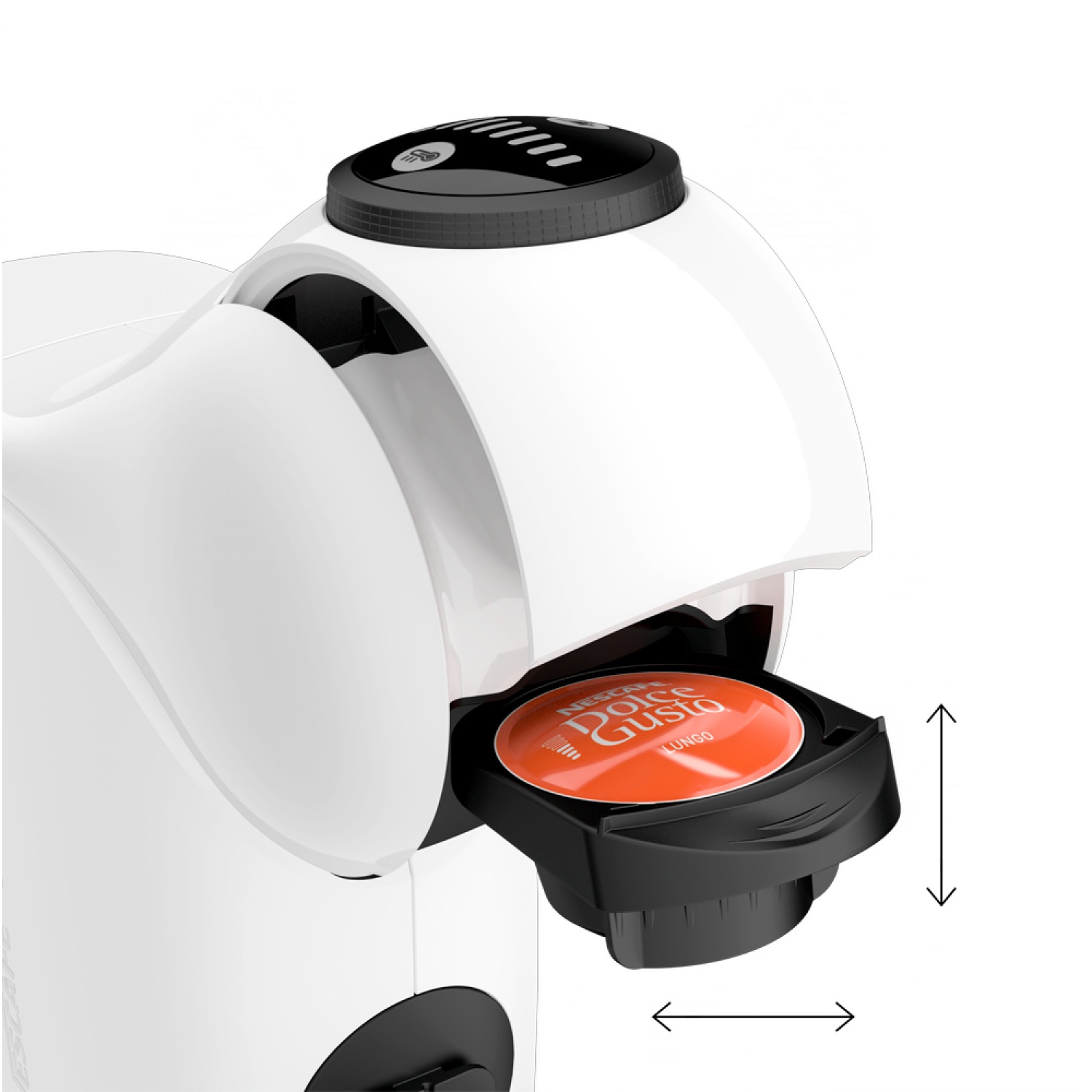 TEFAL เครื่องชงกาแฟแบบแคปซูล รุ่น KP240166 GENIO S BASIC WHITE