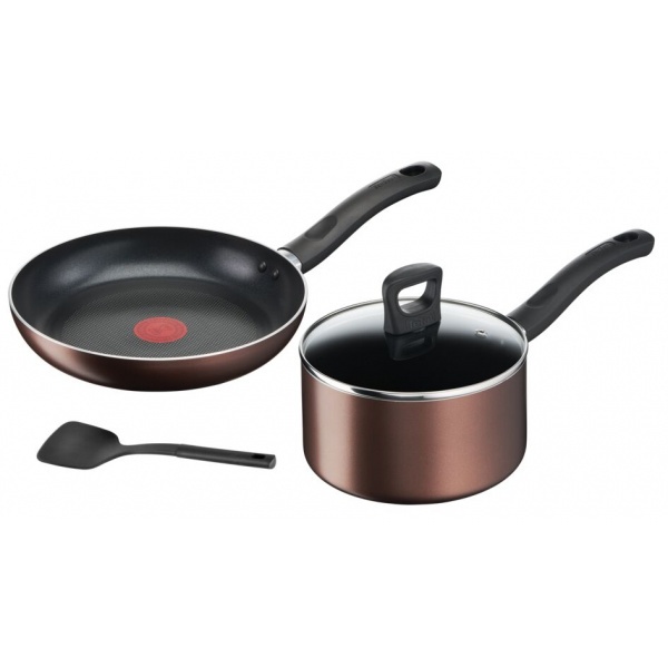 TEFAL G143S495 ชุดเซ็ตกระทะ DAY BY DAY SET4 ชิ้น