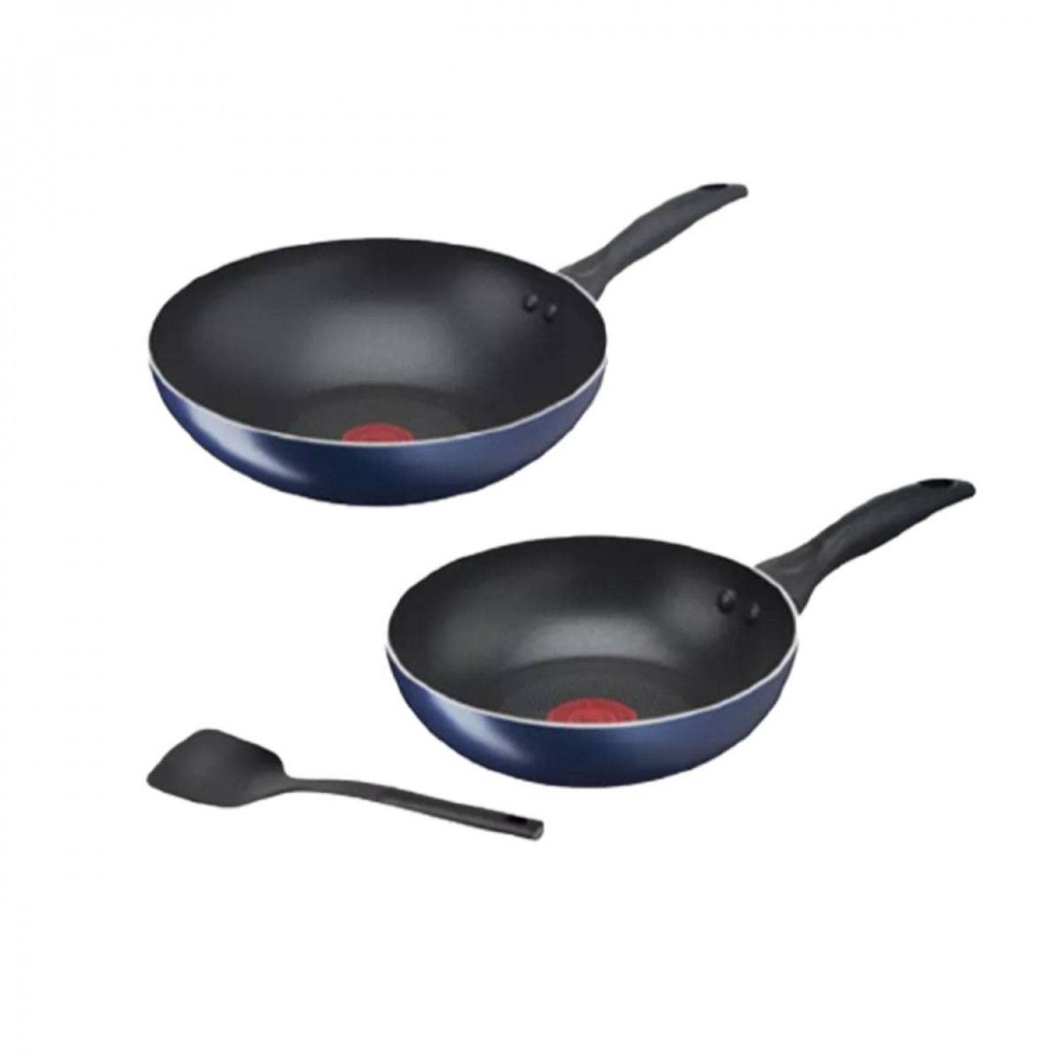 TEFAL B266S393 ชุดกระทะ Clear Cook 3 ชิ้น: FP26 + WP28 + Spatula