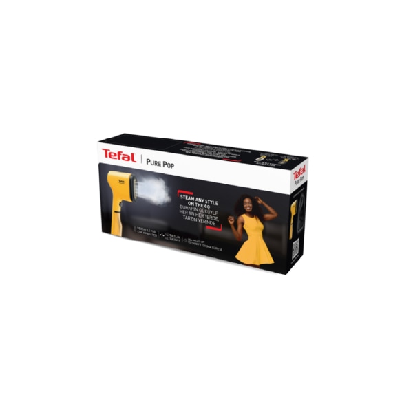 TEFAL เครื่องรีดถนอมผ้าแบบพกพา Pure Pop 1300 วัตต์ 0.7 ลิตร รุ่น DT2026E1 สีเหลือง