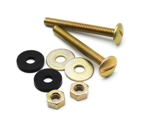 VERNO น๊อตยึดชักโครกแบบเหล็ก   