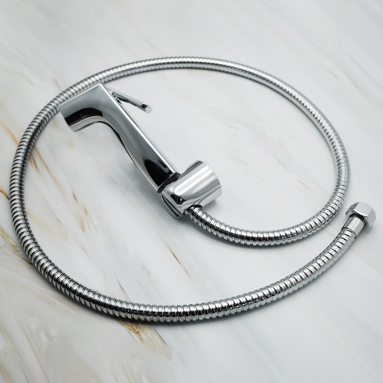 Verno ชุดสายฉีดชำระสีโครเมี่ยม New Design พร้อมสายยาว 120 cm.VN-28109