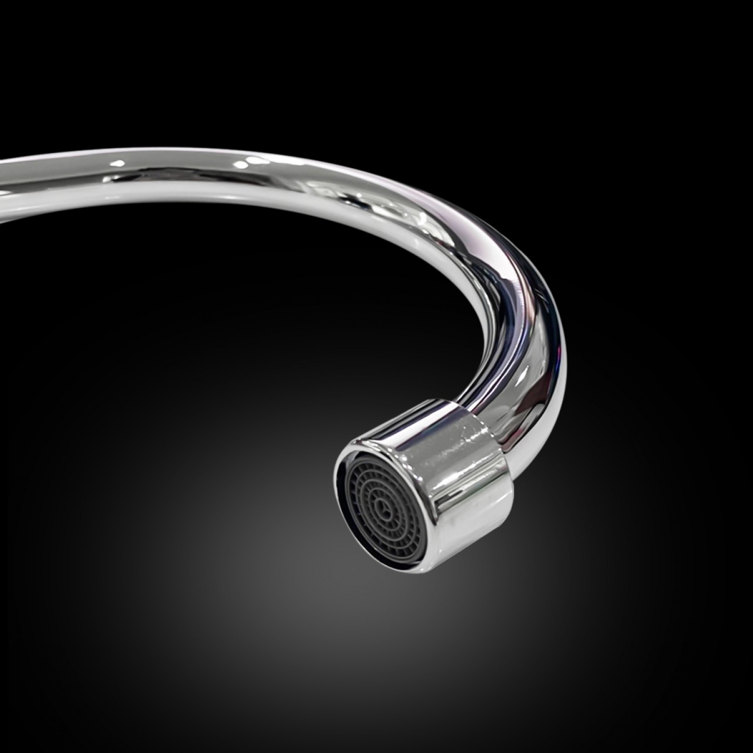 IRIS ก๊อกอ่างล้างจานสแตนเลสแบบปัดเงา โค้งตัว U รุ่นปากกรอง  IR-52109